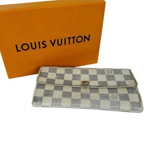 Louis Vuitton Damier Azur Sarah Long Bifold Wallet